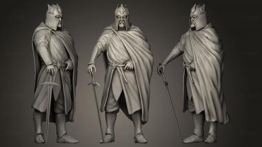 3D model Tiber Septim statue (STL)